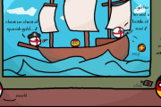 【世界】海賊の勉強【ポーランドボール】