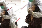 【画像あり】韓国人「こいつはマジで狂っている！」バスの中で唾を吐きまくった中国人女性がヘッドロックで逮捕される　韓国の反応