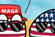 【ウクライナ-アメリカ】botを倒せ【ポーランドボール】