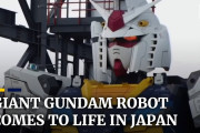 外国人「日本の創造力は世界一だよ」実物のガンダムを見た外国人さんたち、興奮が隠せないご様子ｗｗｗ