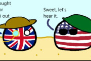 【イギリス】新たな同盟国【ポーランドボール】