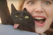 犬に襲われて舌をしまえなくなってしまった猫ちゃんが飼い主さんを癒す存在に！