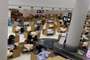 【韓国の反応】日本の帰国者たち、空港での検査結果待ちで「ダンボールベッド」生活