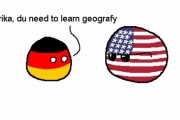 【アメリカ】地理の勉強【ポーランドボール】