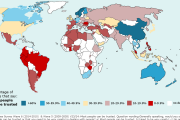 【海外の反応】世界を他人を信用している国としてない国に分けてみた