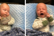 赤1「うえ～～ん！」赤2「はぁ…うるせぇ…」うんざりしているような表情の我が子にママも爆笑！