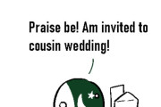 【パキスタン】結婚式だよ【ポーランドボール】