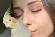 いつだってママがだ〜い好き！ぴったりくっついて離れないオカメインコの最大級の愛情表現があまりに可愛い