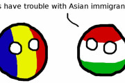 【ハンガリー】ハンガリーのアジア人【ポーランドボール】