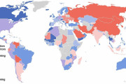 【海外の反応】外国人に友好的な国とそうでない国のマップを作ってみた←「日本人は外国人嫌いでは…」