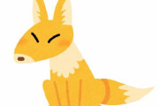 カチコチに凍りついたキツネがドイツで発見される…川に落ちた？
