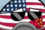【アメリカ】アメリカを元気づける国【ポーランドボール】