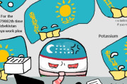 【カザフスタン】折り紙【ポーランドボール】
