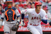 海外「大谷翔平、シーズン早々記録を更新！」あともうちょい角度があったら、間違いなくホームランだったな！