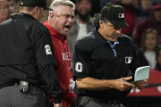 【海外の反応】ネビン監督が大谷翔平のストライク判定めぐり猛抗議で退場処分【MLB】