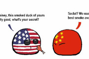 【中国】燻製だよ【ポーランドボール】