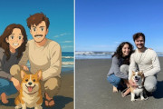 最新AI、写真を簡単にジブリ風にできると外国人が大盛りあがりｗｗｗｗ