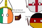 【アイルランド】アイルランドは歴史を覚えているよ【ポーランドボール】