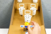 ダンボールを使ったバスケットボールボードゲームの作り方動画が5,200万再生突破ｗｗｗｗｗｗ海外の反応