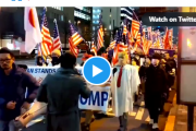 米ネット「日本人がトランプ支援の為にデモ行進をしている！？」-削除-