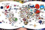 【世界地図】2023年版ポーランドボール世界地図【ポーランドボール】