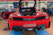 最強のV8フェラーリ フェラーリ488ピスタ ノーマルとNOVITEC ROSSOのエキゾーストでシャシダイ比較