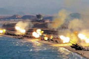 海外「北朝鮮が韓国に向けて約200発の砲弾を発射」
