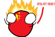 【中国-日本】加油【ポーランドボール】