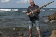 【びっくり！】海底から約900年前の十字軍騎士が使用していたっぽい剣が発見される！