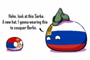 【ロシア】帽子【ポーランドボール】