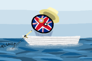 【イギリス】老国と海【ポーランドボール】