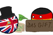 【ドイツ-イギリス】言語の違い【ポーランドボール】