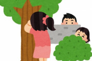 「まさか甥っ子にかくれんぼで負けると思わなかった…」カモフラージュの才能を感じる隠れ方