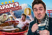 温泉に入ったお猿さん達がかわいい！外国人Youtuberたちが日本の雪の街へドライブ旅行！