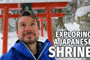 海外「天国かと思った！」岩手県・八幡平の雪に覆われた神社と滝の景色を紹介した動画に驚き！