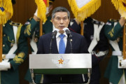 離任する国防部長官「日本哨戒機の韓国海軍艦艇に対する近接脅威飛行も安定的に管理出来た」