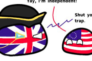 【アメリカ-イギリス】アメリカ革命【ポーランドボール】