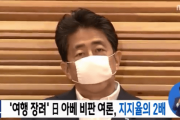 【韓国の反応】GoToキャンペーン、安倍総理批判世論が支持率の2倍に…韓国人「朴槿恵みたいになりそうｗ」