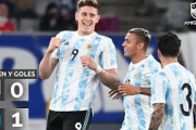 日本がアルゼンチンと五輪を前に強化試合　相手ゴール遠く初戦を落とす