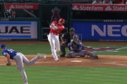 大谷、球団史上最速188km/h弾丸ライナー15号3ラン！！　海外「なんて打球だ！！」「彼はピッチャーだぞ！！」「スイングスピードがマジでハンパない！！」