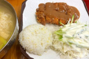 韓国人「韓国式手作りトンカツとにゅう麺のセットがコスパ最高だった‥」この内容と味でたったの５９０円　韓国の反応