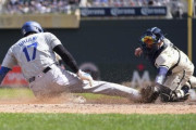 大谷翔平の本塁生還を捉えた審判カメラ映像に全米騒然！←「セーフだろ！」（海外の反応）
