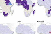 海外 ヨーロッパの植民地支配から脱したアフリカ諸国