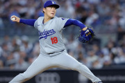 【海外の反応】山本由伸がパドレス戦7回無失点10Kで9勝目、今季100K到達【MLB】
