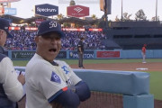 【海外の反応】大谷翔平の特大弾を見たロバーツ監督のリアクション【MLB】