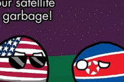 【北朝鮮-アメリカ】北朝鮮の衛星【ポーランドボール】