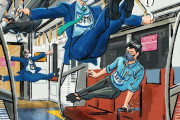 オーストラリア人絵師「東京の日常をオリンピック風に描いてみたよー」