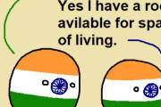 【インド】住宅不足【ポーランドボール】