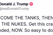 トランプさん「（ウクライナの要求は）戦車の次は核になる…今すぐ戦争を止めろ！！」[海外の反応]