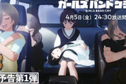 【ガールズバンドクライ】本予告第1弾公開、2024年4月5日放送開始【海外の反応】